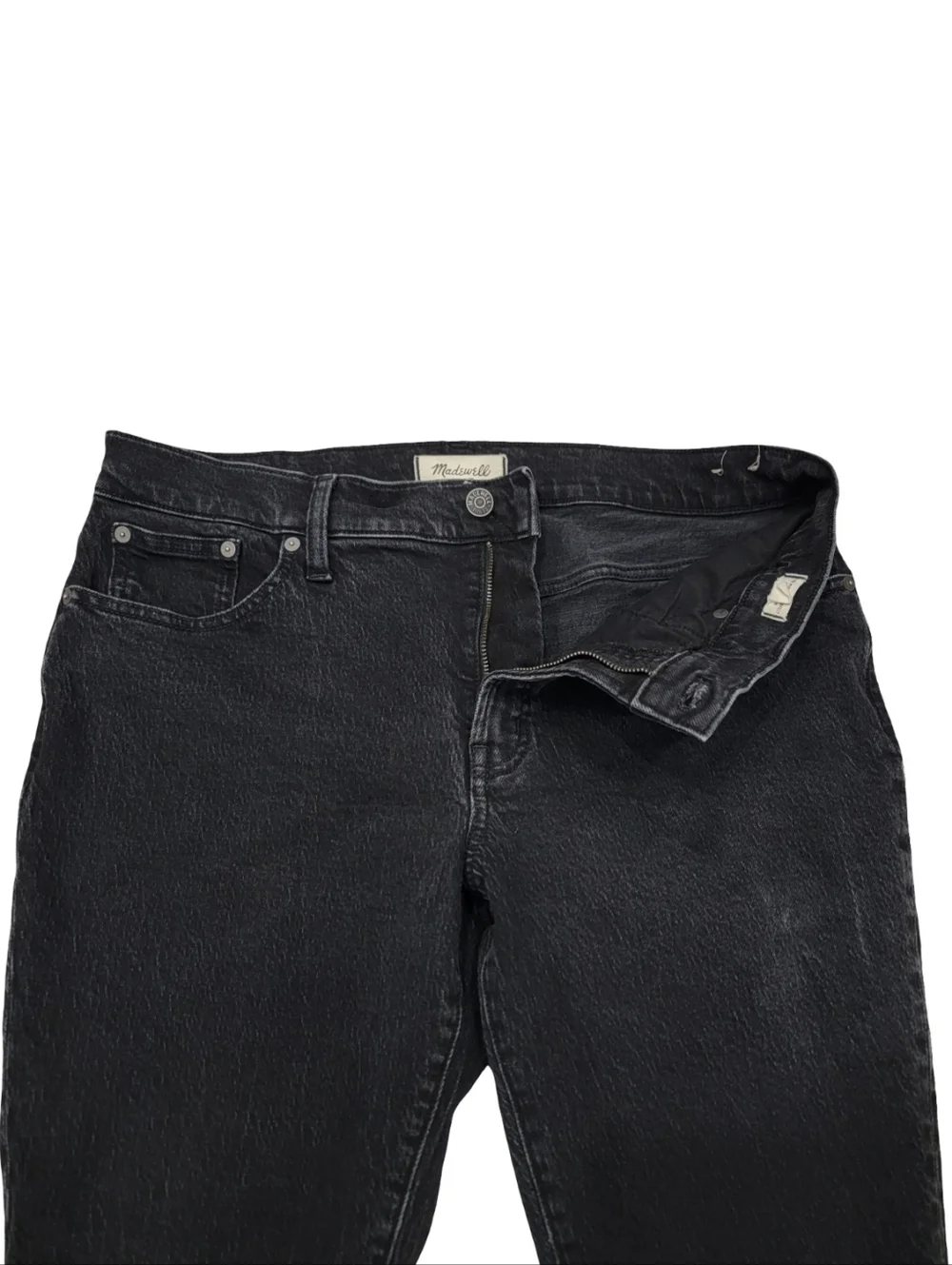 Madewell Mid-Rise Perfect Vintage Mom Jeans Faded Black Retro Women’s Size 31 - Picture 10 of 17